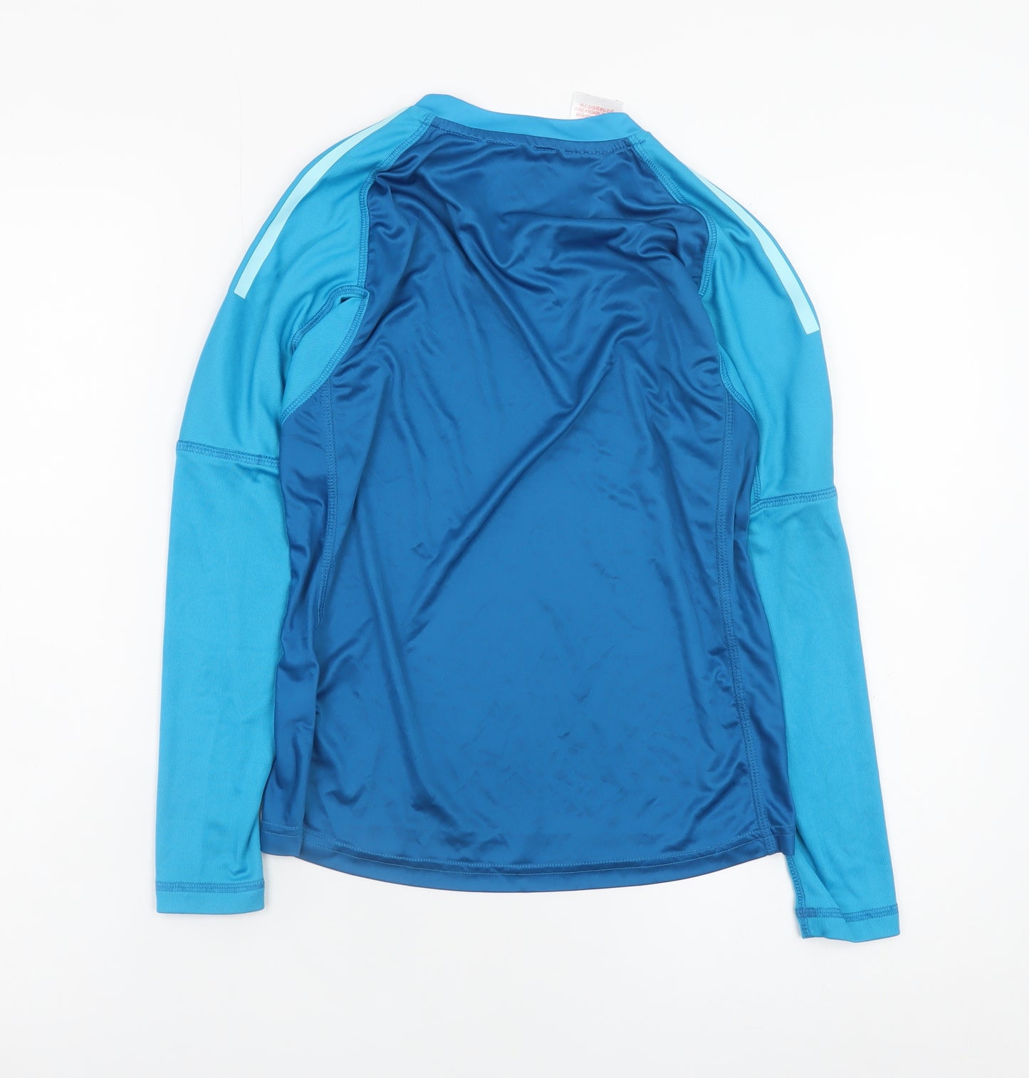 adidas Boys Blue Climalite Long Sleeve Sports T-Shirt 11-12 Years
