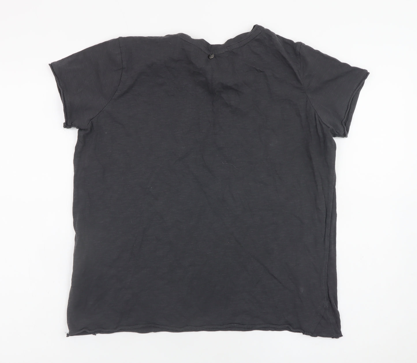 MOS MOSH Women's Black Graphic Sequin T-Shirt Size S