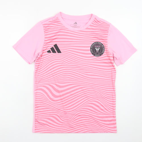 Adidas Unisex Adults Pink Miami Jersey T-Shirt M Regular Fit