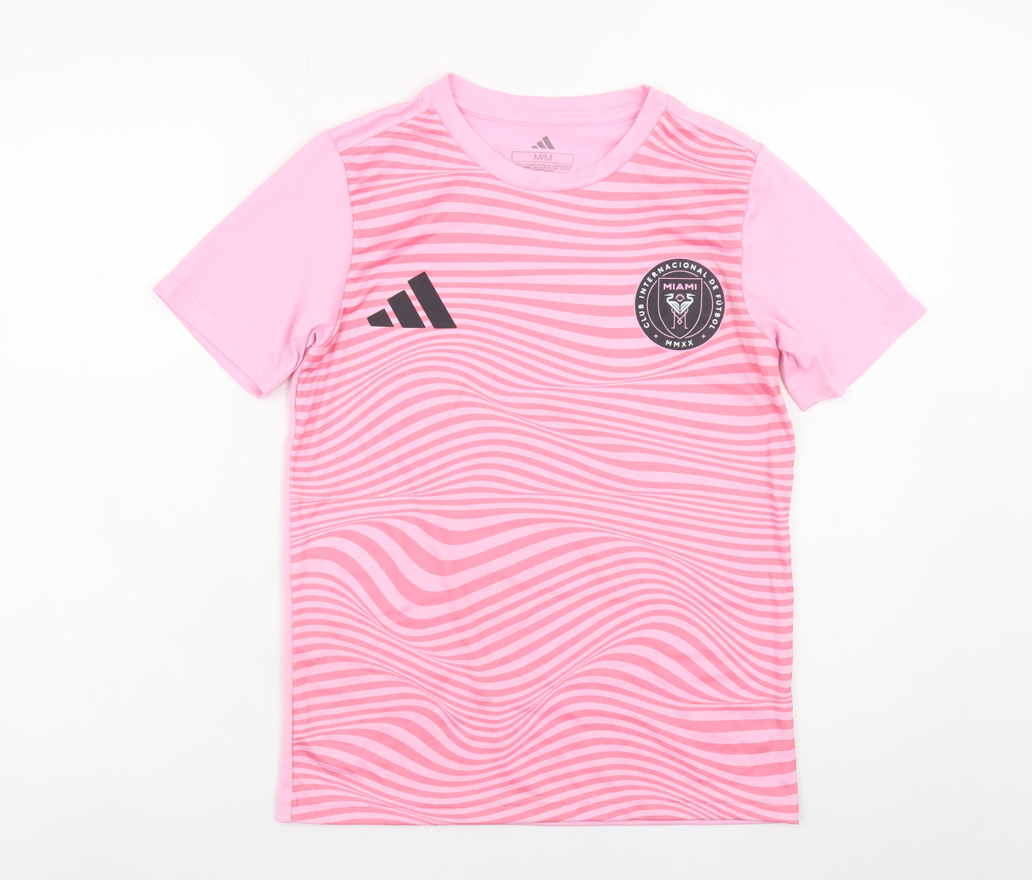 Adidas Unisex Adults Pink Miami Jersey T-Shirt M Regular Fit