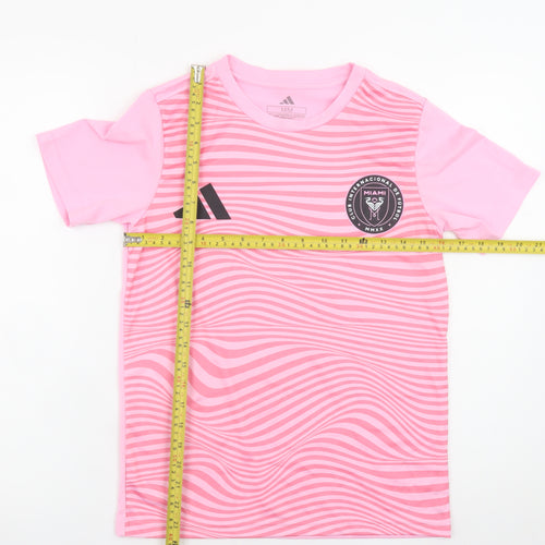 Adidas Unisex Adults Pink Miami Jersey T-Shirt M Regular Fit