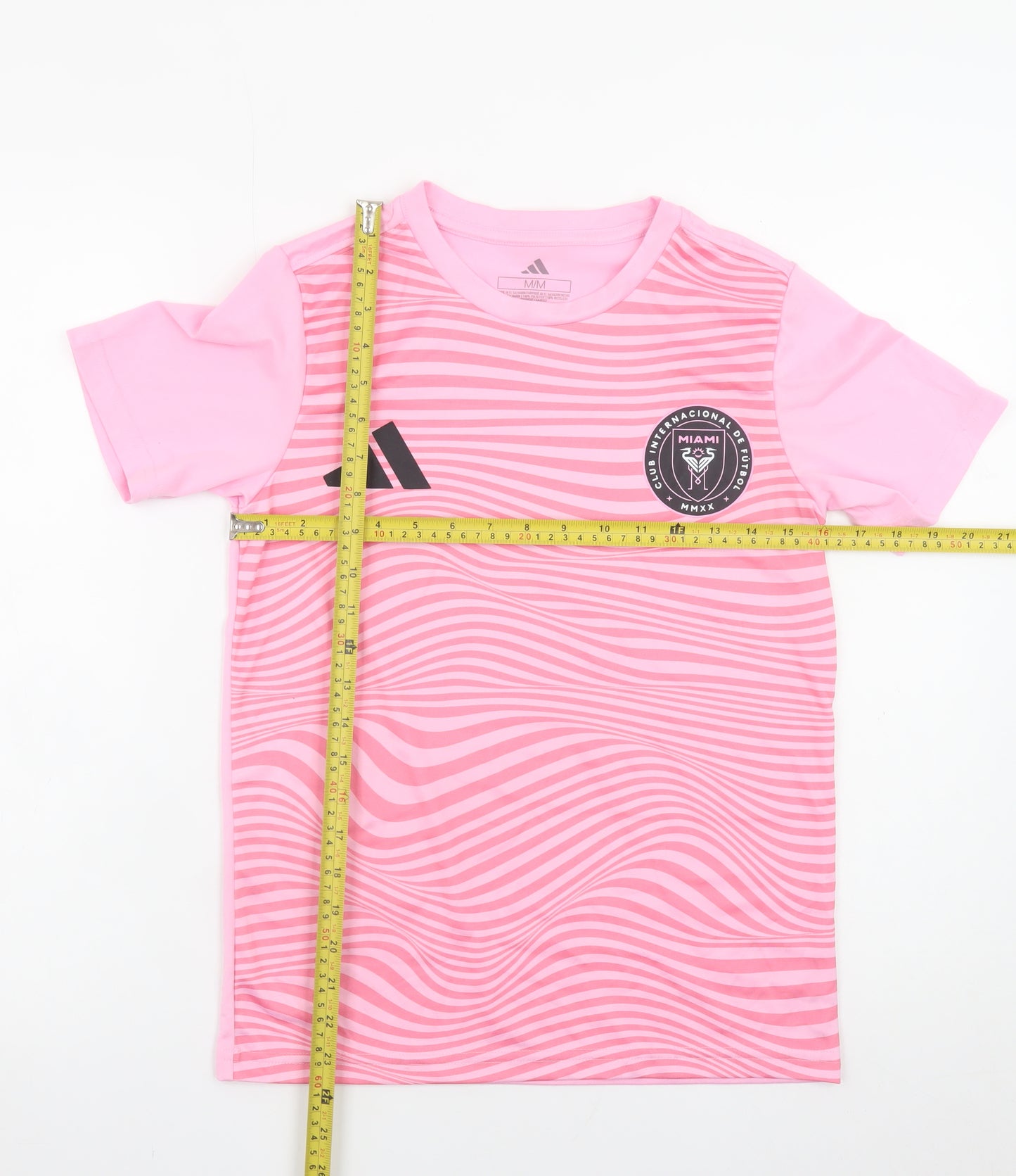 Adidas Unisex Adults Pink Miami Jersey T-Shirt M Regular Fit