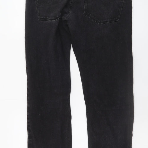 Dunnes Stores Men's Black Straight Jeans 34W 30L Cotton Denim