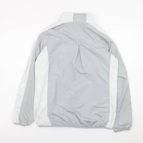 Pádras Harrington Men's Grey Full Zip Lightweight Windbreaker Jacket Size M