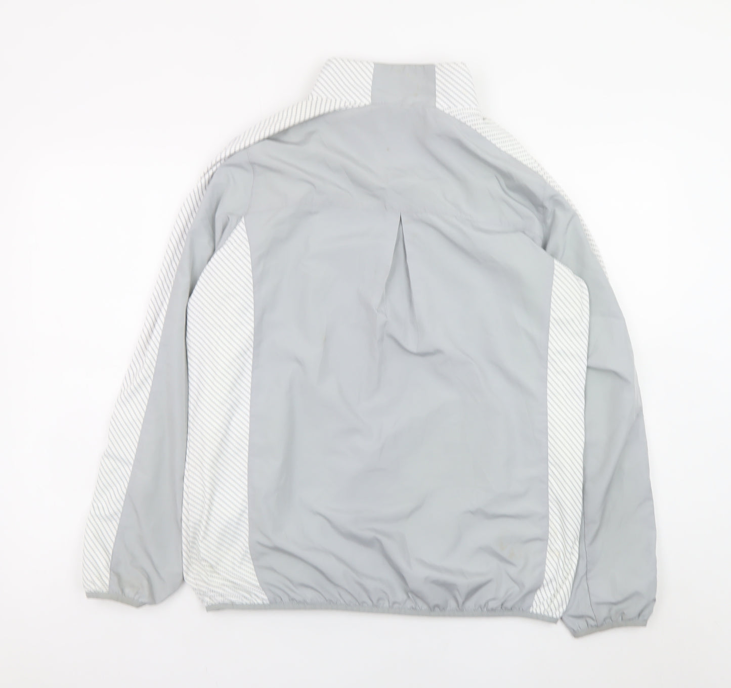 Pádras Harrington Men's Grey Full Zip Lightweight Windbreaker Jacket Size M