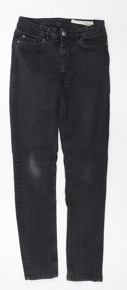 Esmara Women’s Black Skinny Mid Rise Jeans Size 10 Regular Fit