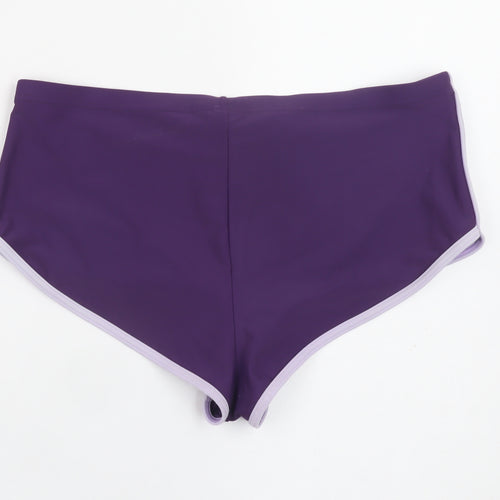 Ellesse Women Purple Swim Shorts Size 16 Boy Short Quick Dry