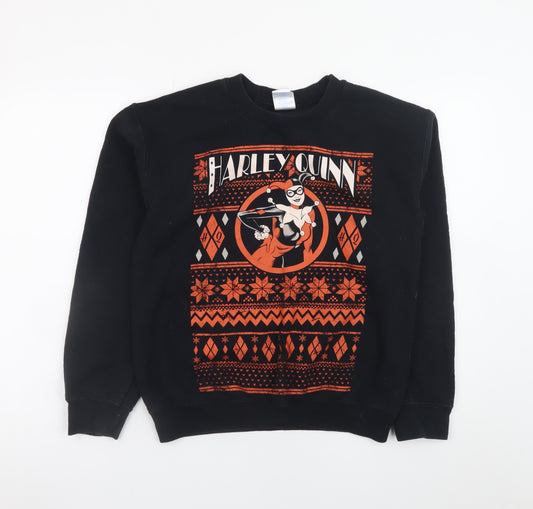 DC Comics Originals Women Black Harley Quinn Sweatshirt Small