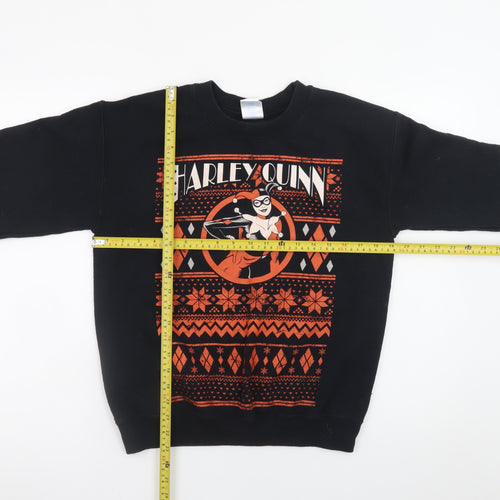 DC Comics Originals Women Black Harley Quinn Sweatshirt Small