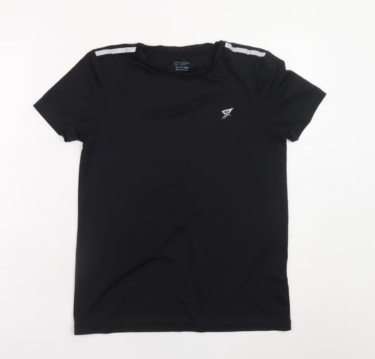 Primark Teens Black Short Sleeve Active T-Shirt 158cm