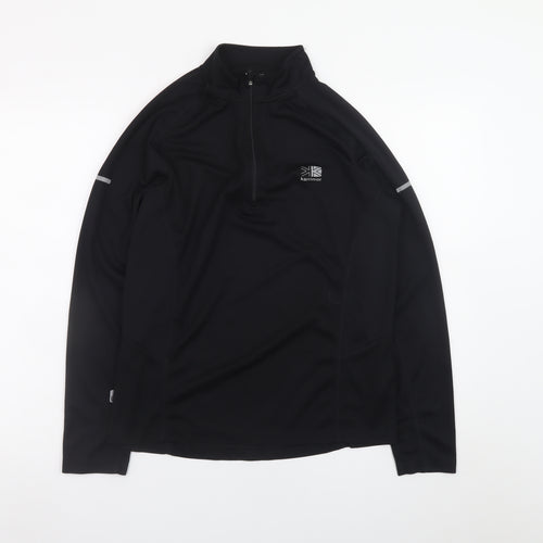 Karrimor Men's Black Small Running 1/2 Zip Track Jacket