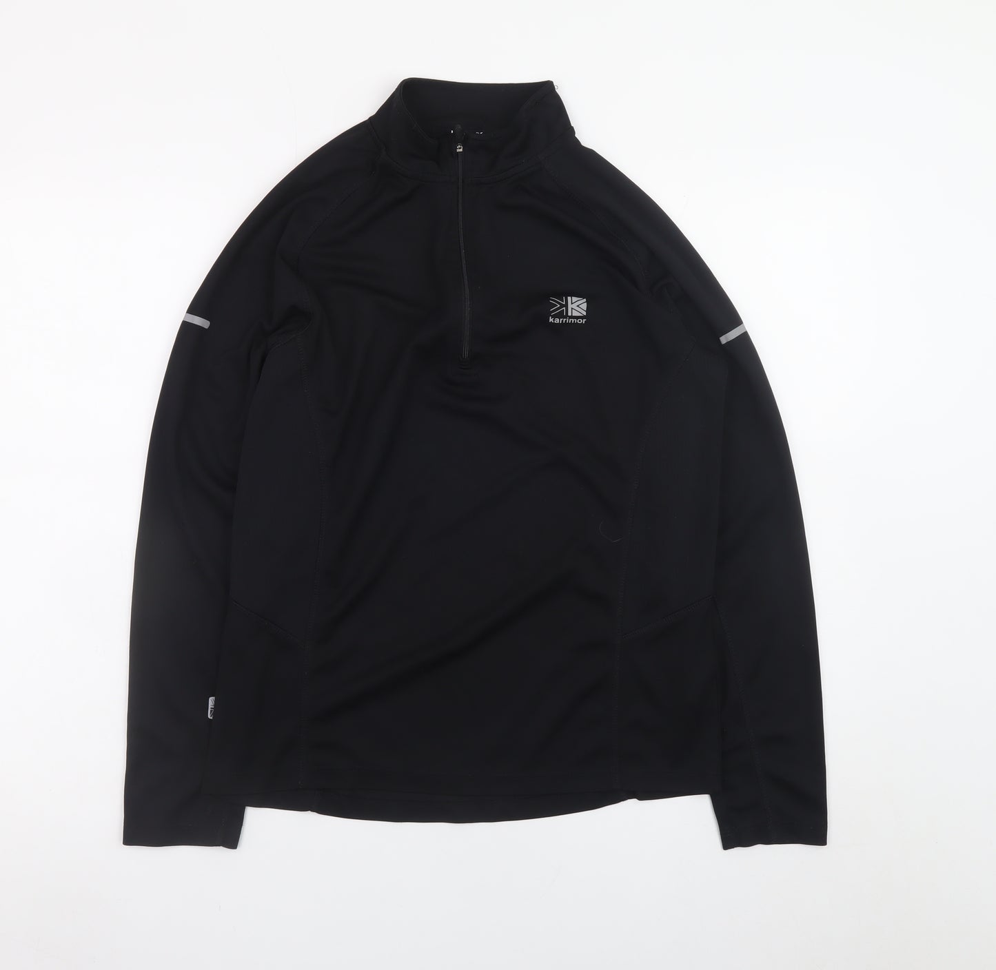 Karrimor Men's Black Small Running 1/2 Zip Track Jacket