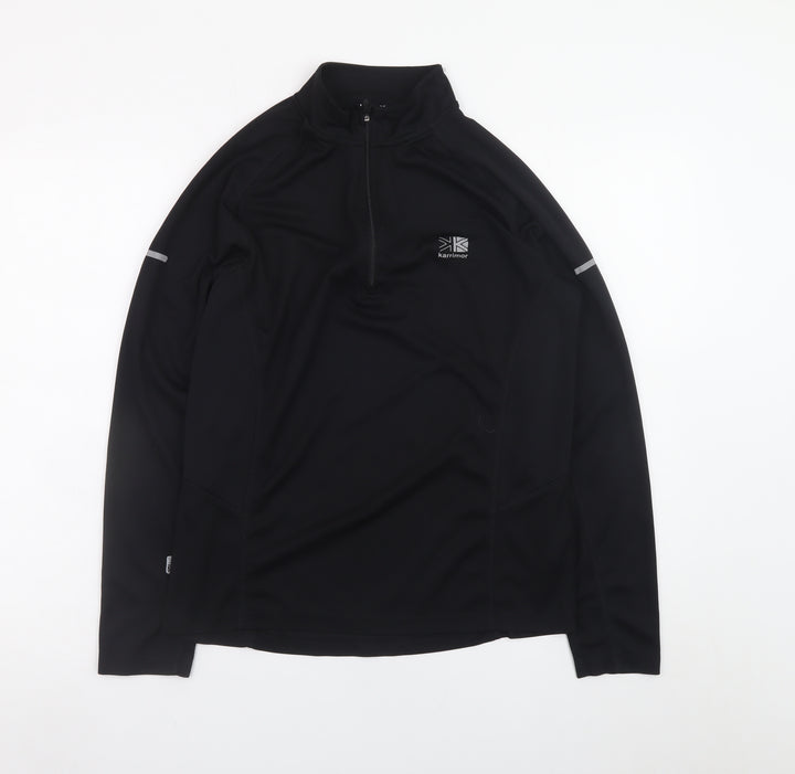 Karrimor Men's Black Small Running 1/2 Zip Track Jacket