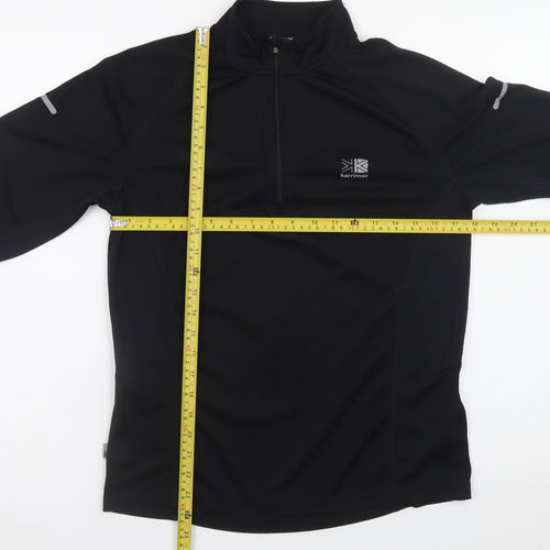 Karrimor Men's Black Small Running 1/2 Zip Track Jacket