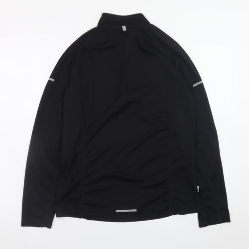 Karrimor Men's Black Small Running 1/2 Zip Track Jacket