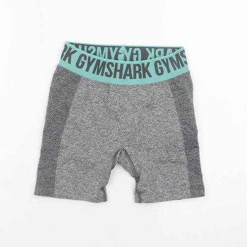 Gymshark Womens Grey Biker Activewear Shorts Size S