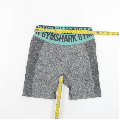 Gymshark Womens Grey Biker Activewear Shorts Size S