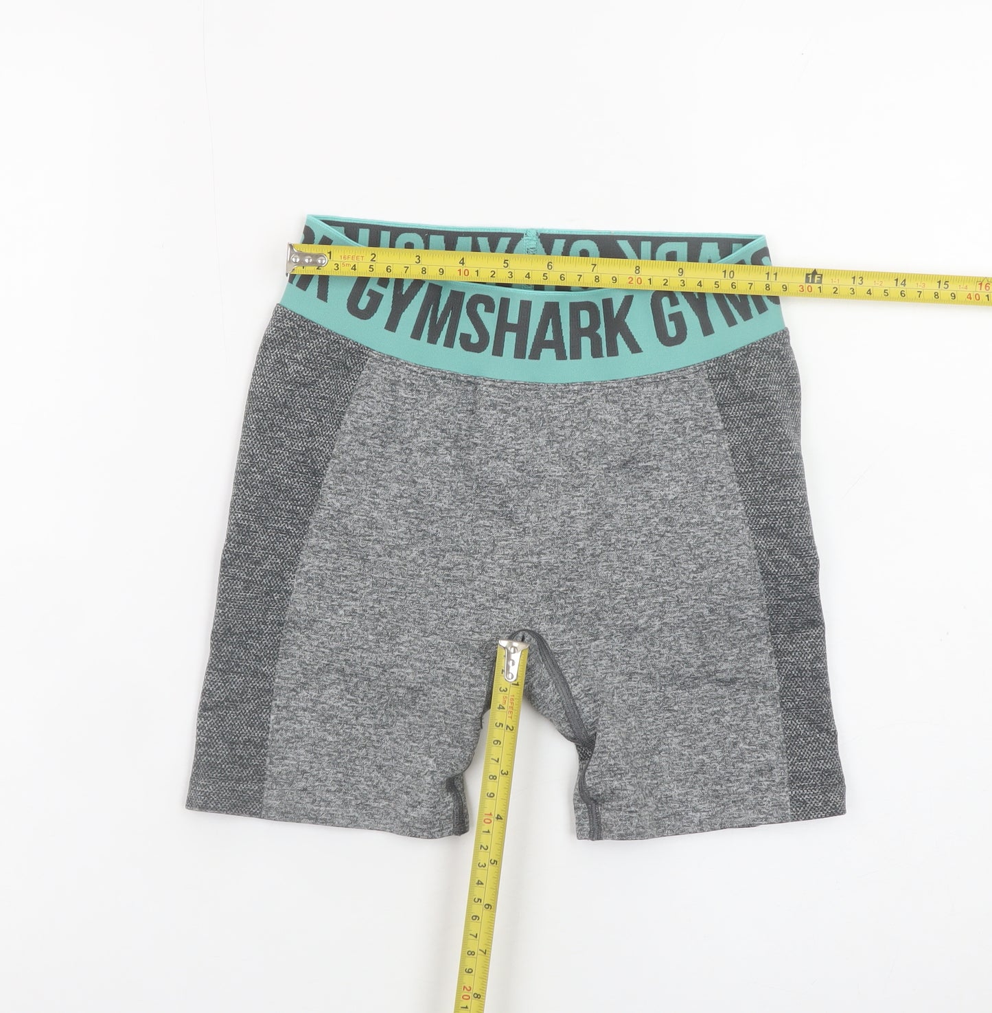 Gymshark Womens Grey Biker Activewear Shorts Size S
