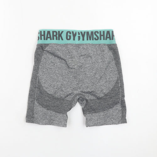 Gymshark Womens Grey Biker Activewear Shorts Size S