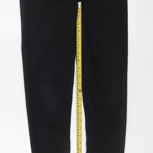 Esmara Women’s Black Super Skinny Jeans Size 12 Mid Rise Ankle Zip