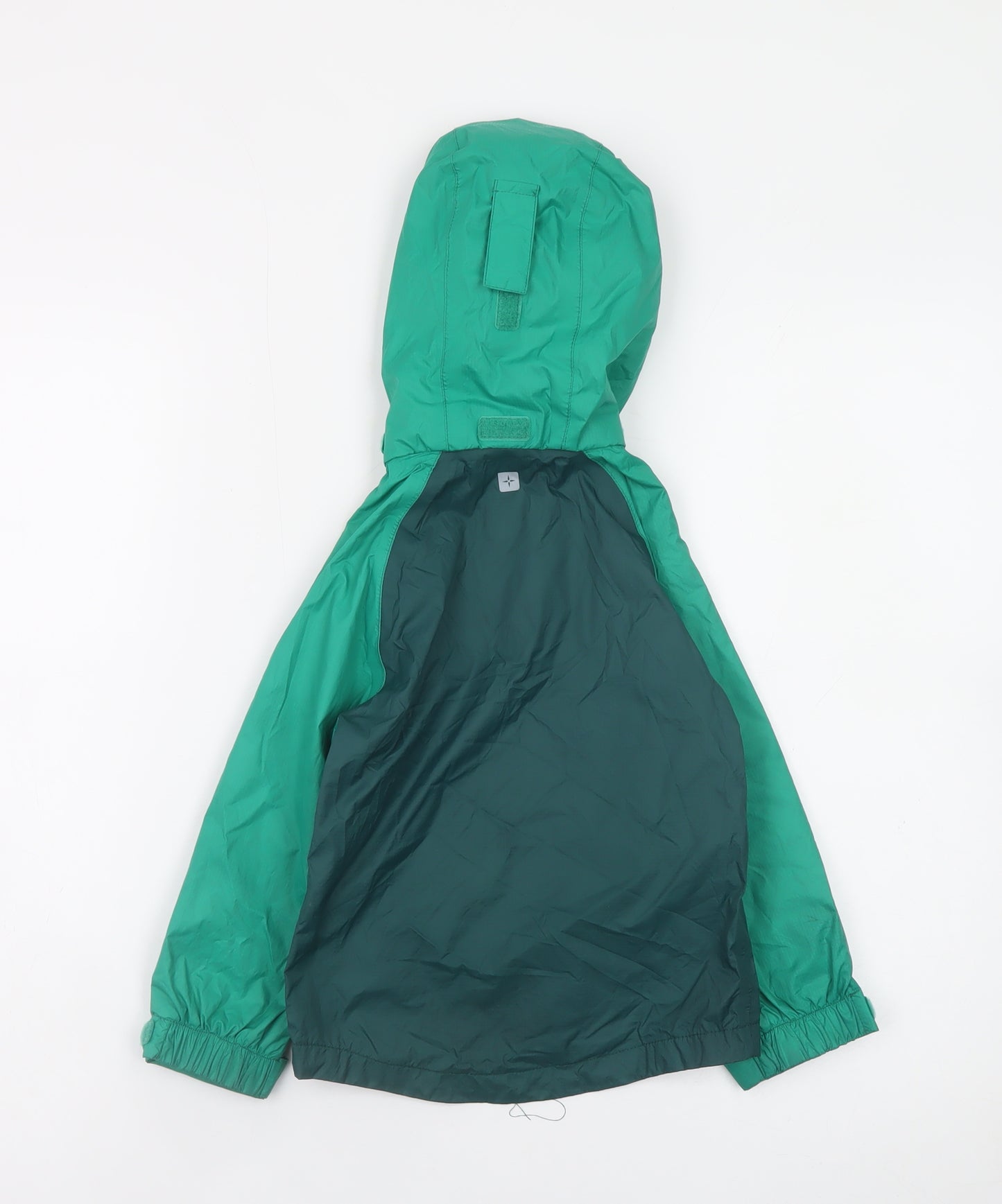 Mountain Warehouse Boys Green 3-4 Years Waterproof Hooded Rain Jacket