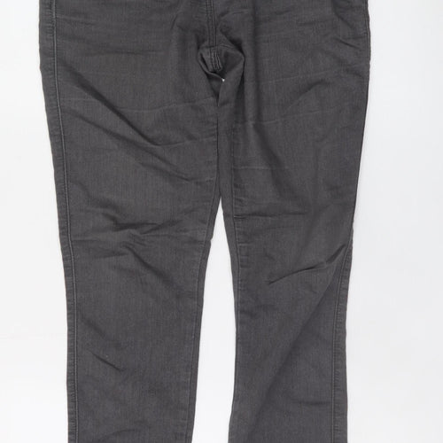 Tu Women’s Grey Jegging Jeans Size 12 Slim Fit Stretch Comfort
