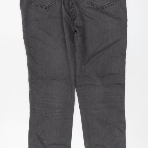 Tu Women’s Grey Jegging Jeans Size 12 Slim Fit Stretch Comfort