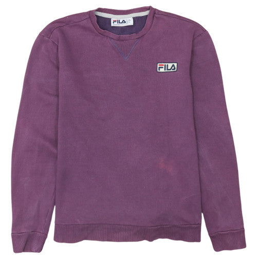 FILA Men's Purple Crew Neck Pullover Sweatshirt Size S