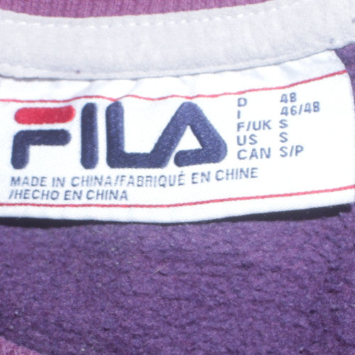 FILA Men's Purple Crew Neck Pullover Sweatshirt Size S