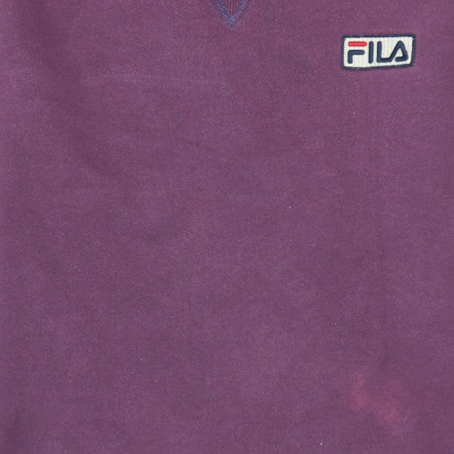 FILA Men's Purple Crew Neck Pullover Sweatshirt Size S