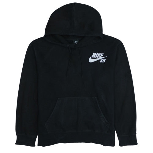 Nike SB Men's Black Pullover Hoodie Size S Fleece Skate Sweatshirt