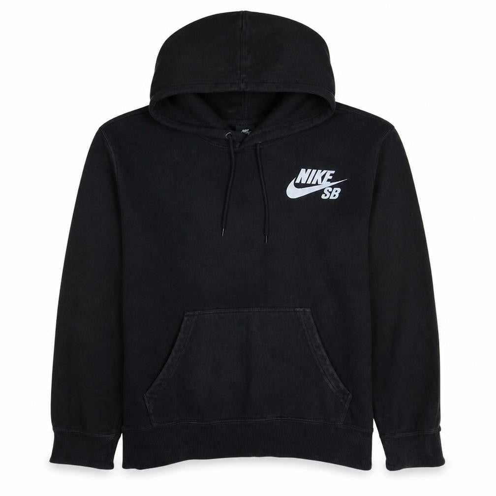 Nike SB Men's Black Pullover Hoodie Size S Fleece Skate Sweatshirt