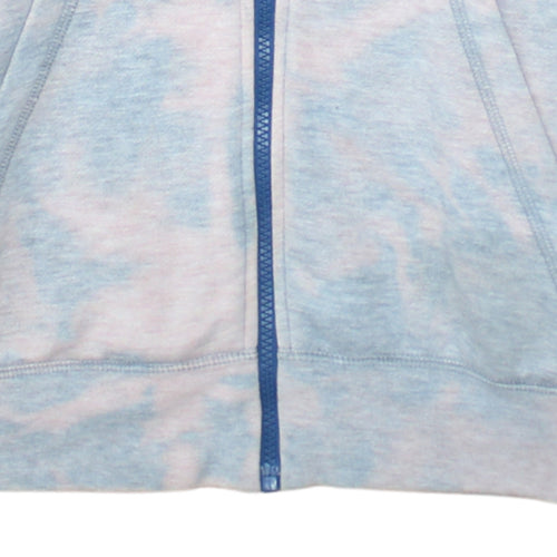 Adidas Men's Blue Full Zip Hoodie Size S Sport Essentials