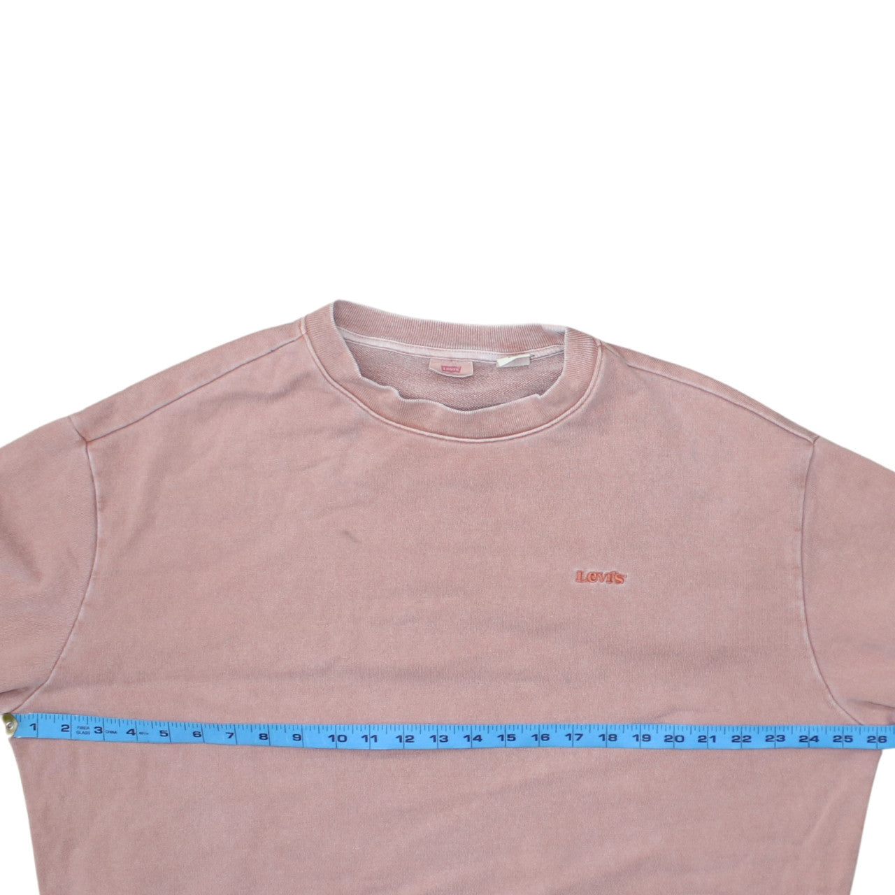 Levi's Women's Pink Crew Neck Pullover Sweatshirt Size S