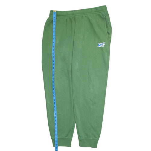 Nike Men’s Green Jogger Sweatpants L Regular Fit Cotton Fleece