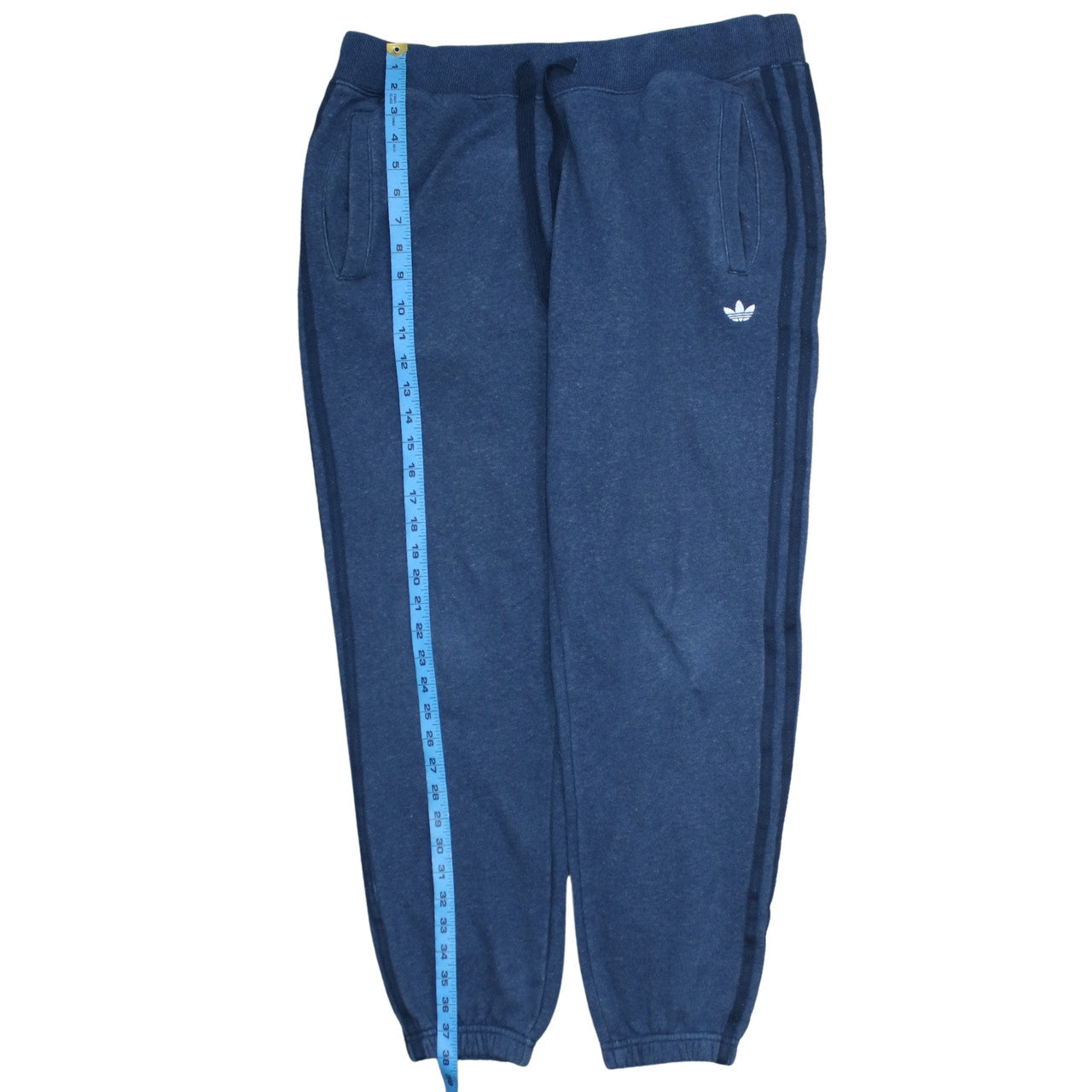 Adidas Men's Blue Jogger Sweatpants L Regular Fit Activewear Pants