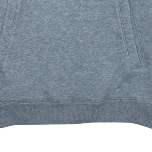 Nike Men's Grey XS Pullover Hoodie with Logo and Kangaroo Pocket