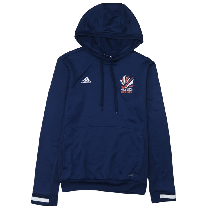 Adidas Women's Navy Great Britain Hockey Hoodie Size S Pullover Climalite