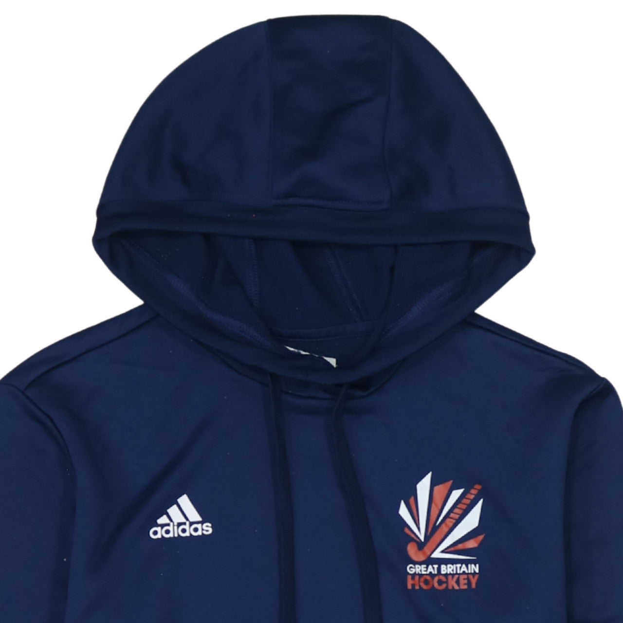 Adidas Women's Navy Great Britain Hockey Hoodie Size S Pullover Climalite