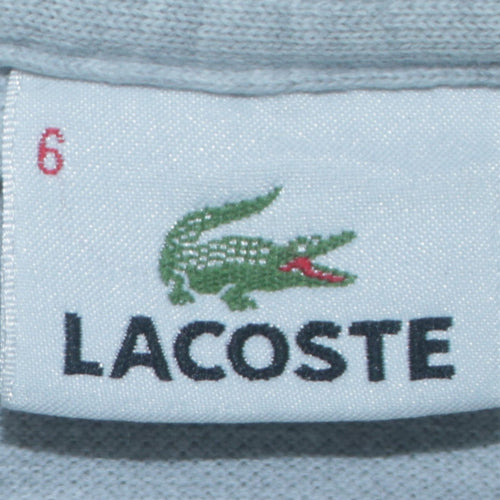 Lacoste Men's Grey Long Sleeve Cotton Polo Shirt Size XL