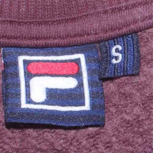 FILA Men's Brown Logo Crew Neck Sweatshirt Size S