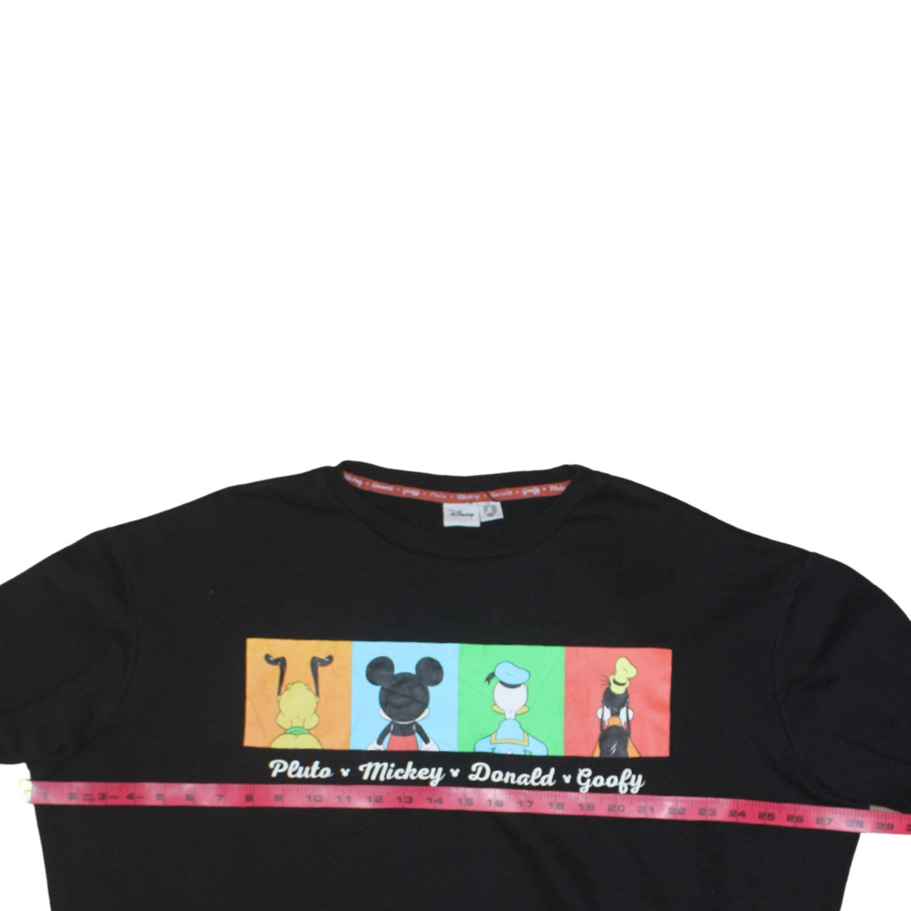 Disney Women Black XL Sweatshirt Pluto Mickey Donald Goofy Graphic Pullover