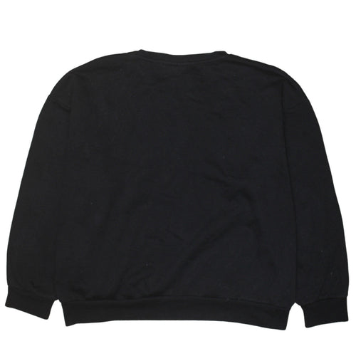 Disney Women Black XL Sweatshirt Pluto Mickey Donald Goofy Graphic Pullover