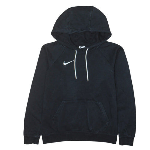 Nike Men's Black XS Pullover Hoodie with Logo Drawstring Style