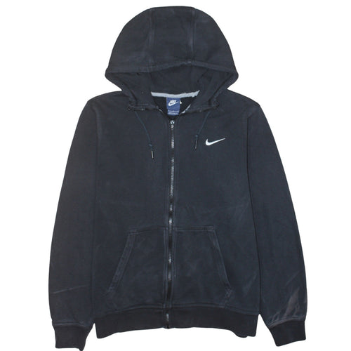 Nike Men's Black Full Zip Hoodie Size L Sportswear Sweatshirt