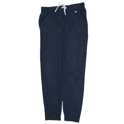 Champion Men's Blue Jogger Sweatpants Small Fleece Activewear