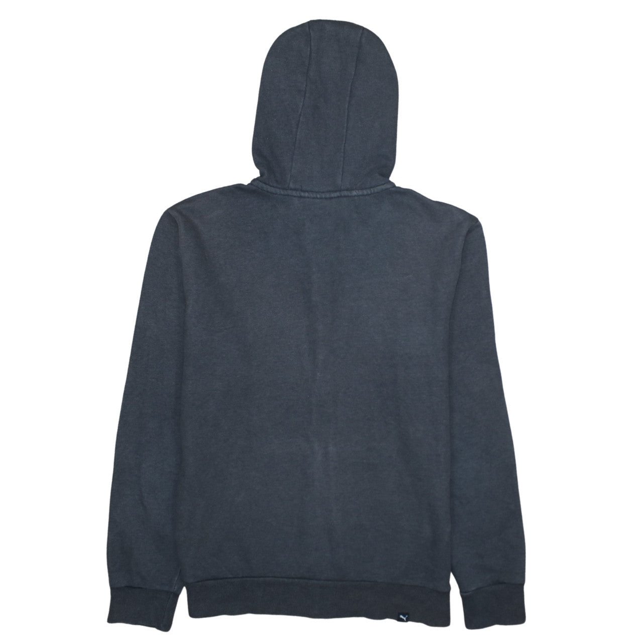 Puma Men's Grey Full Zip Hoodie S Sports Fleece Sweatshirt