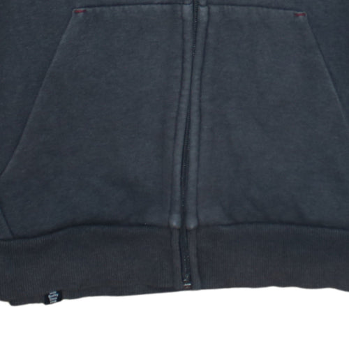 Puma Men's Grey Full Zip Hoodie S Sports Fleece Sweatshirt