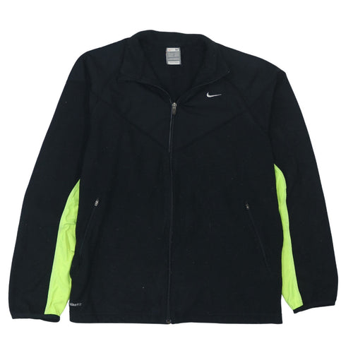 Nike Men's Black Fit Therma Full Zip Fleece Jacket Size M