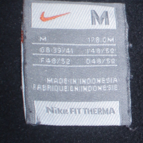 Nike Men's Black Fit Therma Full Zip Fleece Jacket Size M